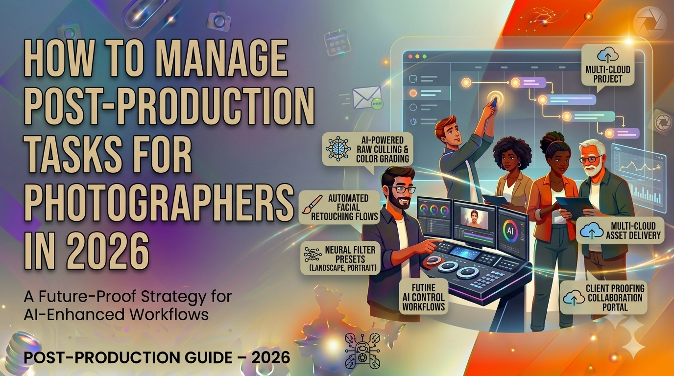 How to Manage Post-Production Tasks for Photographers in 2026