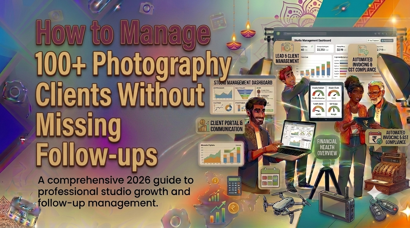 How to Manage 100+ Photography Clients Without Missing Follow-ups