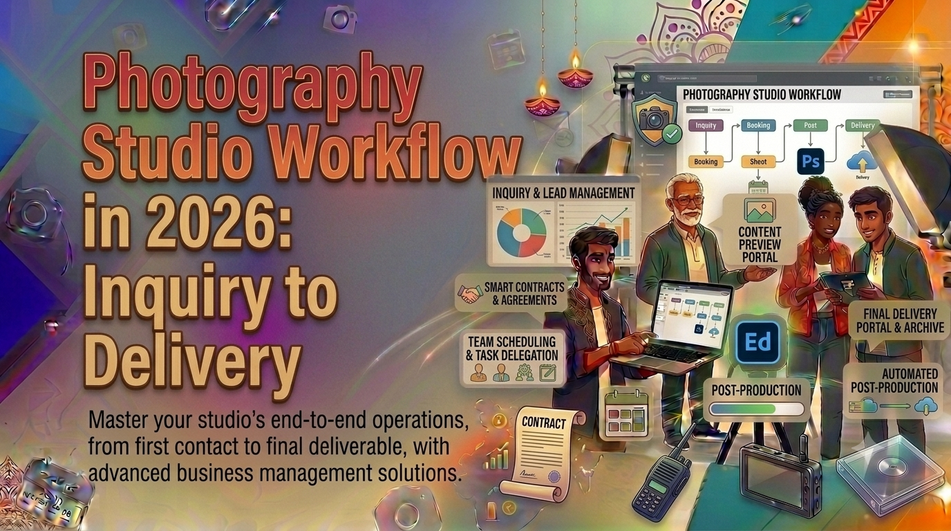 Photography Studio Workflow in 2026: Inquiry to Delivery