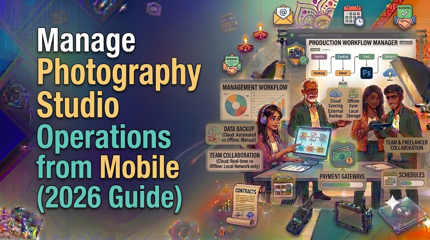 Manage Photography Studio Operations from Mobile (2026 Guide)
