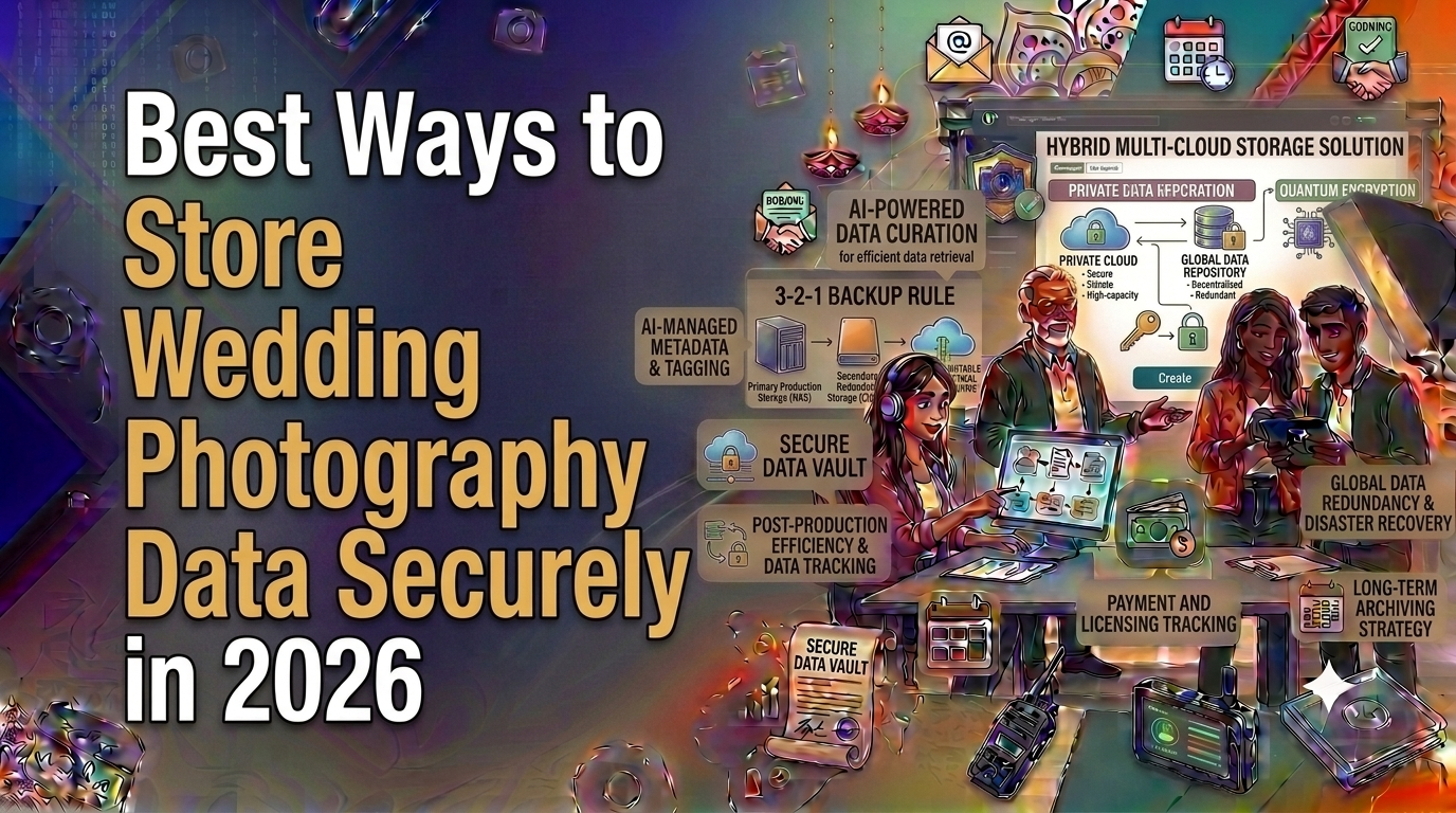 Best Ways to Store Wedding Photography Data Securely in 2026