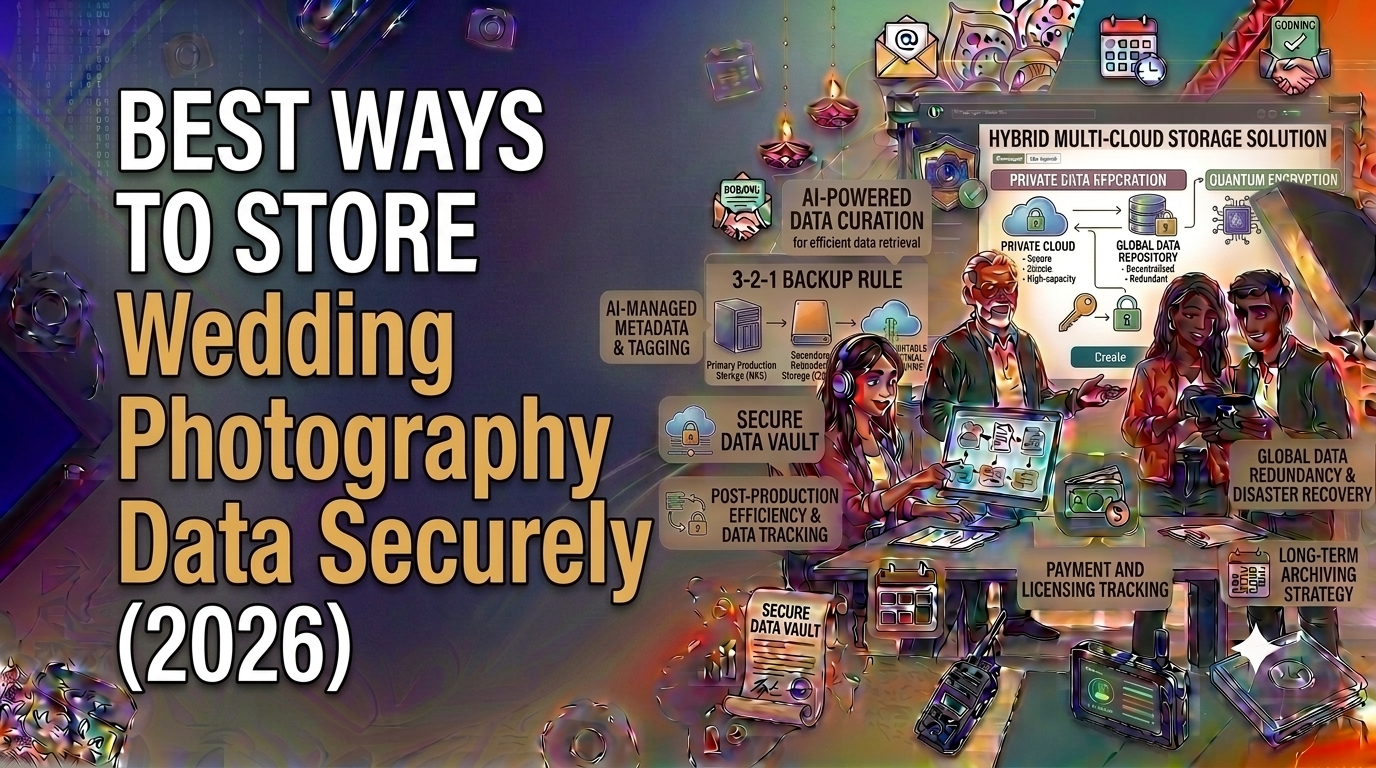 Best Ways to Store Wedding Photography Data Securely (2026)
